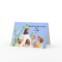 Att säga Bra hej till Parish Priest Card