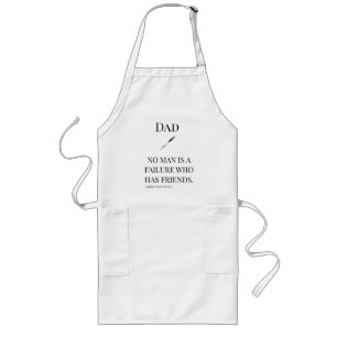 Att säga en ängel Long Apron Långt Förkläde