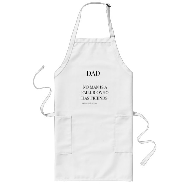 Att säga en ängel Long Apron Långt Förkläde (Framsidan)