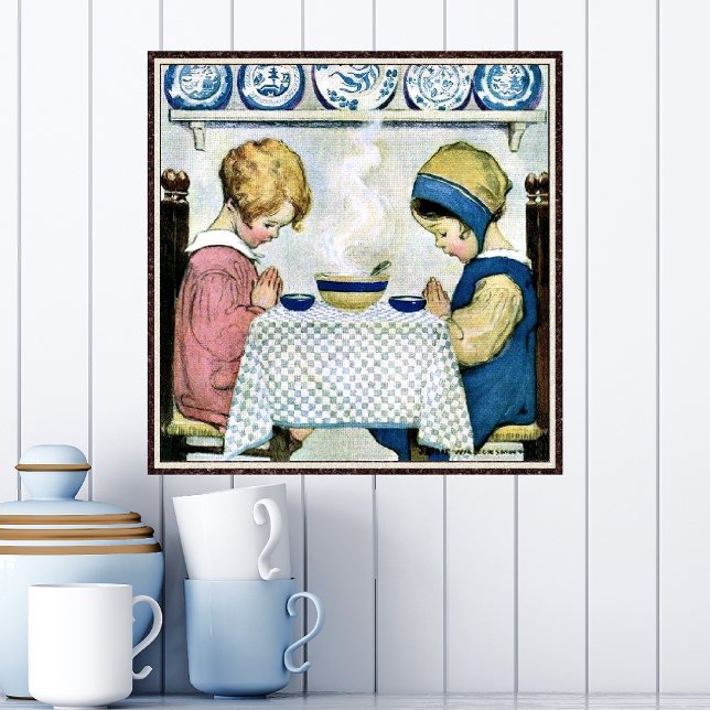 Att säga Grace av Jessie Willcox Smith Poster (Skapare uppladdad)