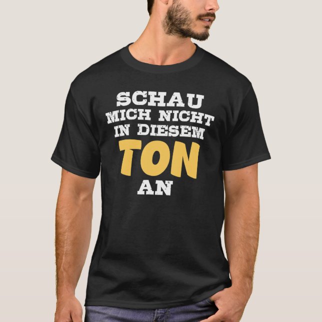 Att säga med ironiskt ironiskt t shirt (Framsida)