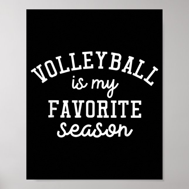 Att säga till idrotten Älskare Volleyball är min f Poster (Framsidan)