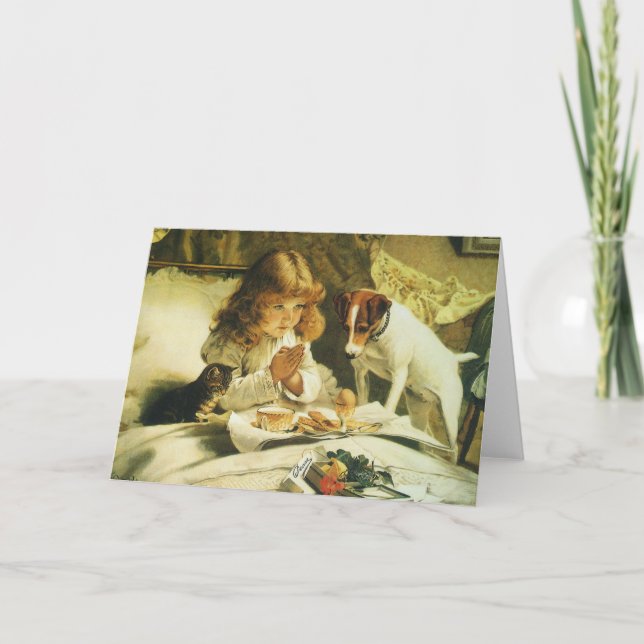 Att säga våra böner, Suspense Charles Burton Barbe Kort (Framsida)