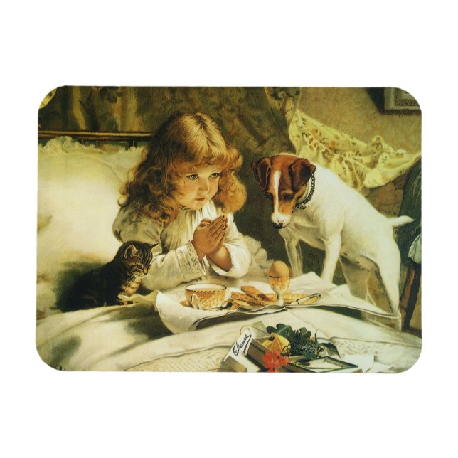 Att säga våra böner, Suspense Charles Burton Barbe Magnet (Horisontell)