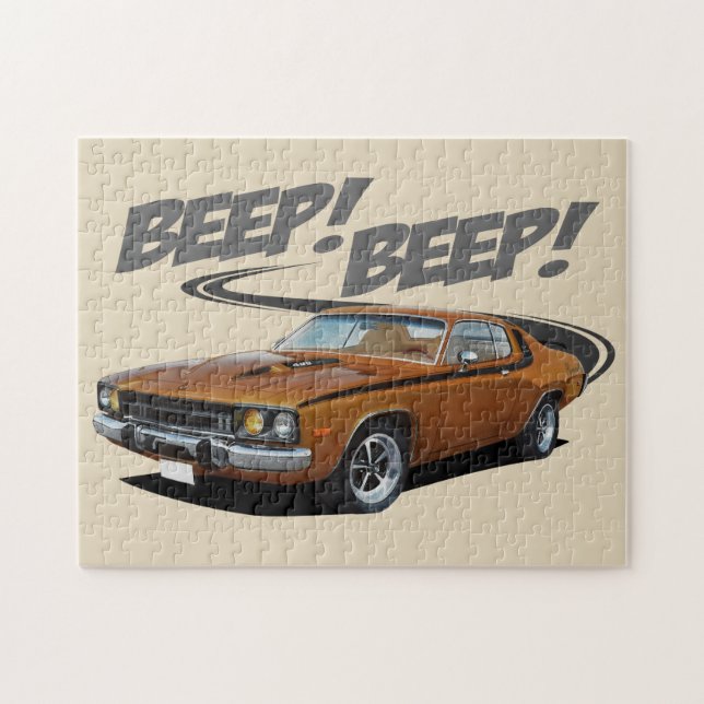 Att sända ut en tonsignal att sända ut en pussel (Horisontell)