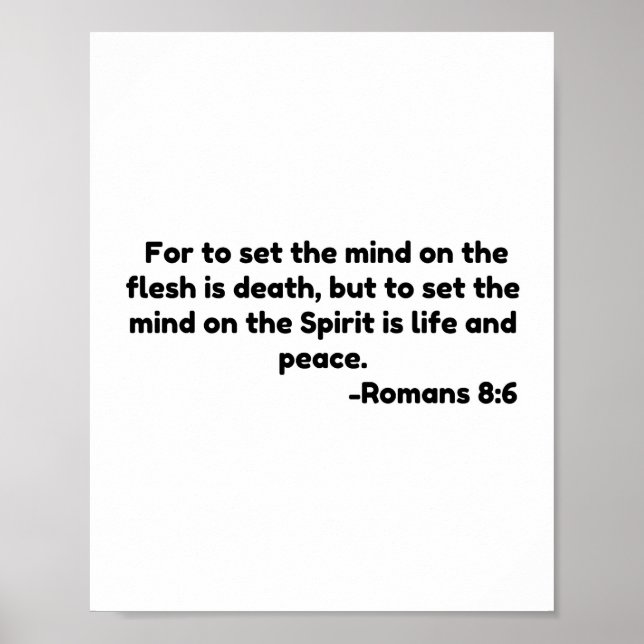 Att sätta sig på köttet är döden, men att poster (Framsidan)