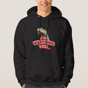 Att se dig bölja draken Beardie Reptile Hoodie