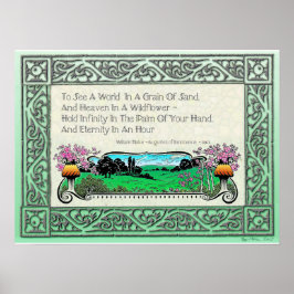 "Att se en värld i en säd" Poster