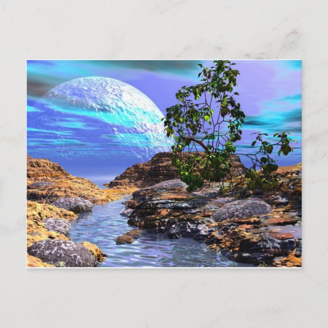 att se för konst 3d tror vykort (Framsida)