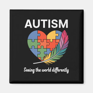 Att se hur världens medvetande om autism skiljer s magnet
