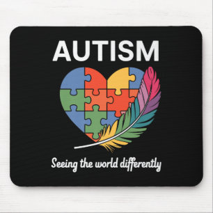 Att se hur världens medvetande om autism skiljer s musmatta