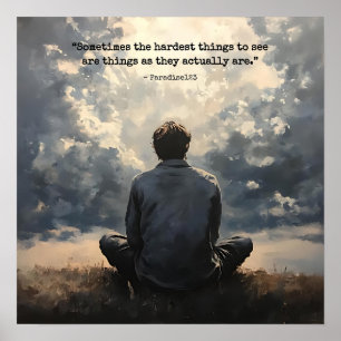 Att se saker som de är (dörr 1060) poster