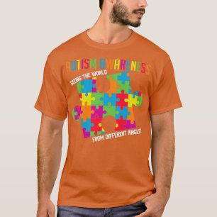 Att se världen från olika vinklar till krig t shirt