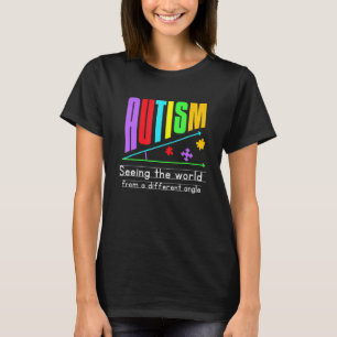 Att se världen med olika autism - medvetandegörand t shirt