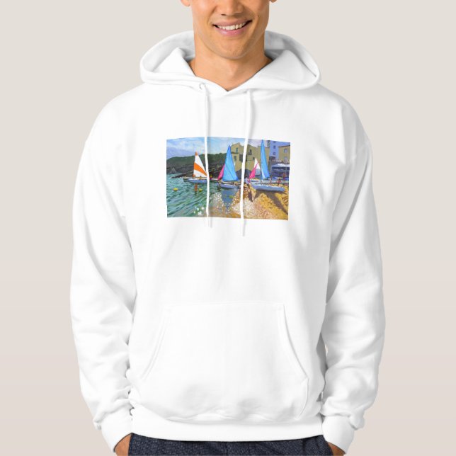 att segla skolar den calella de palafrugall sweatshirt med luva (Framsida)