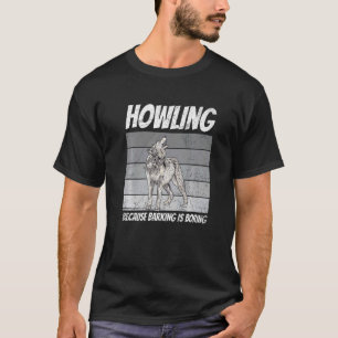 Att skälla för att Barking kör för en Varg T Shirt