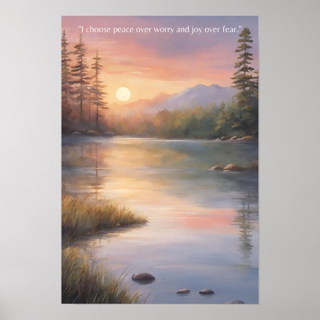 Att skapa fred och glädje poster (Framsidan)