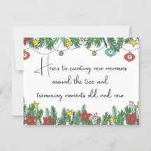 Att skapa minnen runt julgranen