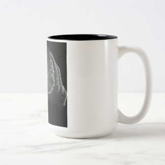 Att skapa morgondagens verklighet Två-Tonad mugg