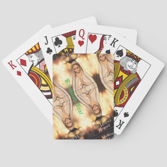Att skapa vis historia  casinokort (Baksidan)