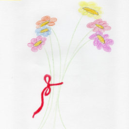 Att skicka ett Bouquet-kort Kort