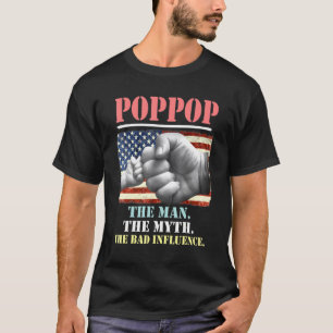 Att skjuta mannen på myten, det dåliga inflytandet t shirt