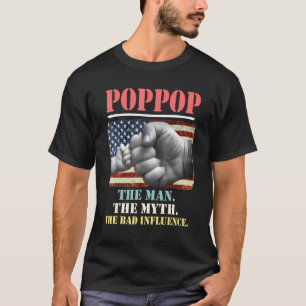 Att skjuta mannen på myten, det dåliga inflytandet t shirt