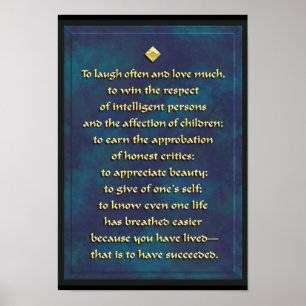 Att skratta ofta.. poster