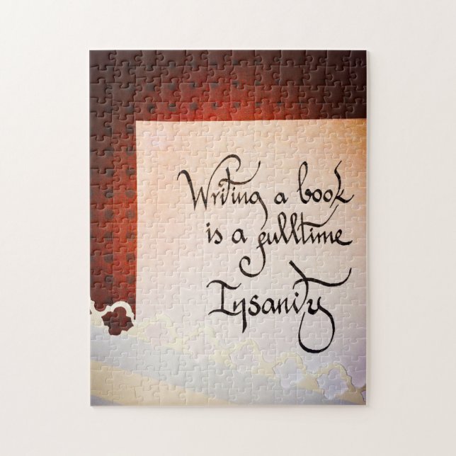 Att skriva ett bok är en fullt-olycka pussel (Vertikal)