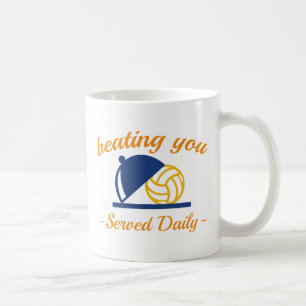 Att slå dig i Volleyball Kaffemugg