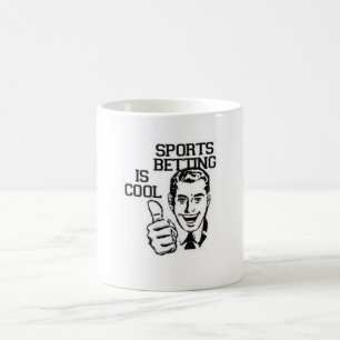 att slå vad för sportar är kallt! kaffemugg