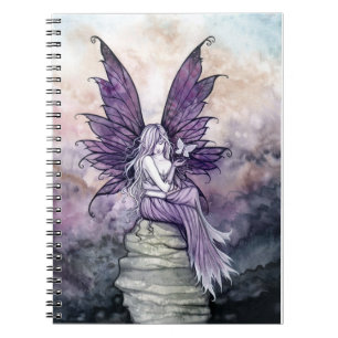 Att släppa Beautiful Fairy Notebook Anteckningsbok Med Spiral