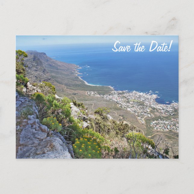 Att sova på Bord berget - Vy över Camp's Bay Vykort (Framsida)