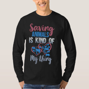 Att spara djur är av typen Kinda min Rädding i Sak T Shirt