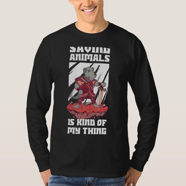Att spara djur är något av mitt Sak T Shirt (Framsida)
