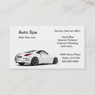 Att specificera shoppar visitkort