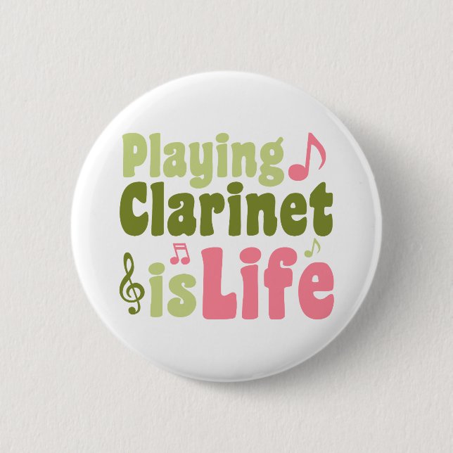 Att spela Clarinet är Life Knapp (Framsida)