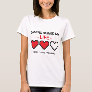 ATT SPELA FÖRDÄRVADE MITT LIV! TEE SHIRT