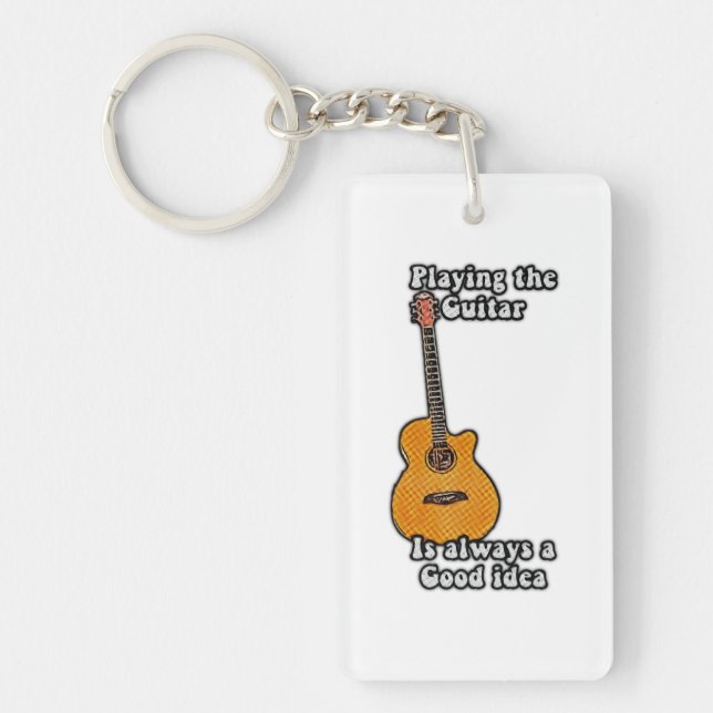 Att spela gitarren är alltid en bra idé. (Framsidan)