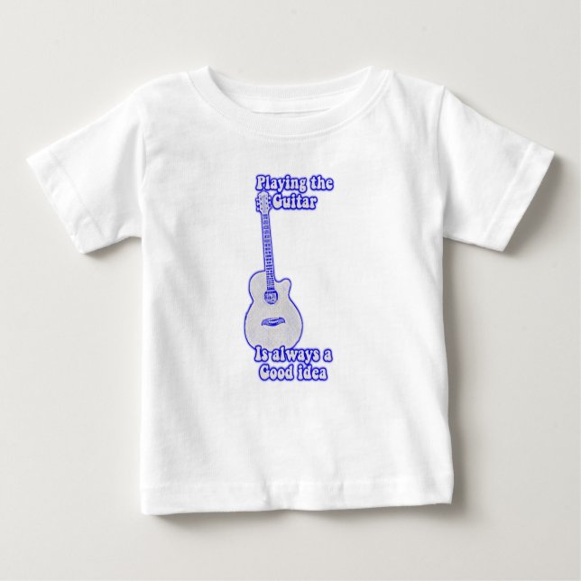 Att spela gitarren är alltid en bra idé. t shirt (Framsida)
