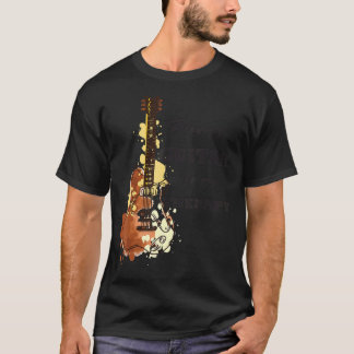Att spela Guitar är min terapi Guitar Musician T Shirt