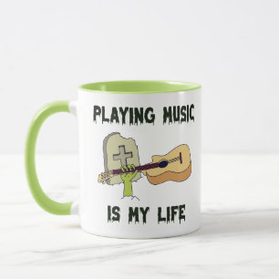 Att spela musik är mitt liv mugg