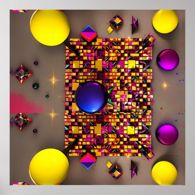 Att spela på universum poster (Framsidan)