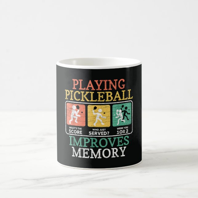 Att spela Pickleball förbättrar minnet  Kaffemugg (Center)