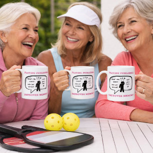Att spela Pickleball förbättrar minnet Roligt Kaffemugg