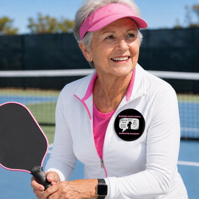 Att Spela Pickleball Förbättrar Minnet Roligt Knapp (Skapare uppladdad)