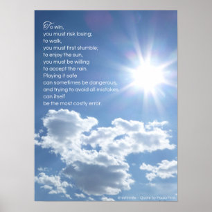 Att spela säkert kan vara farligt.. inspirationsmä poster