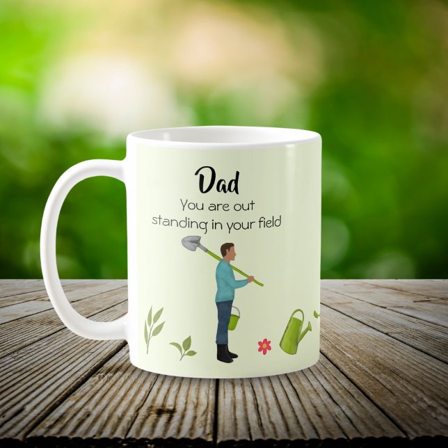 Att stå ut med Pappa lustiga  Far-dagen Kaffemugg (Skapare uppladdad)