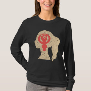 Att stärka kvinnornas kvinnliga marschsymbol Jämst T Shirt