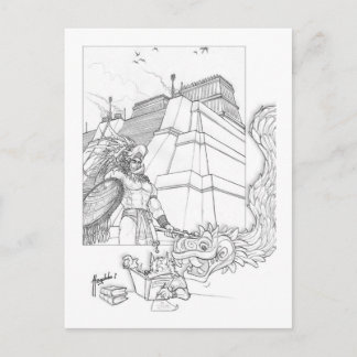 Att studera aztekerna vykort